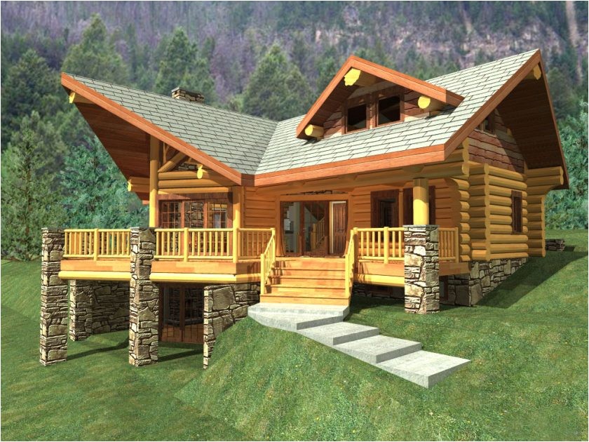 log house plans canada