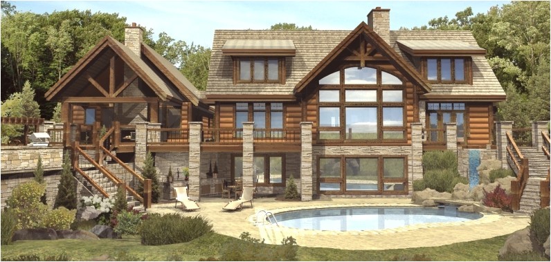 log home floor plans with basement