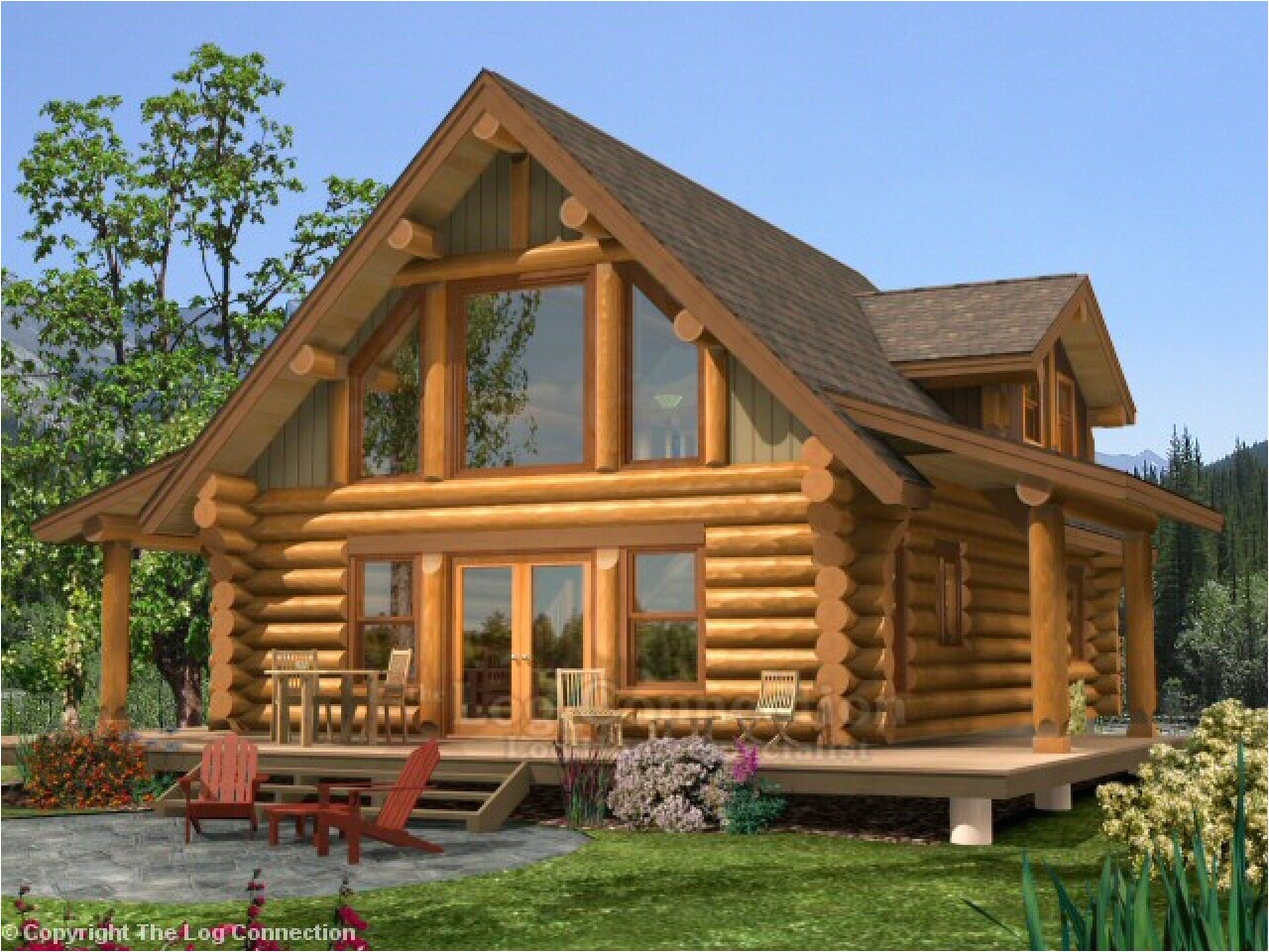 924d542ba8597ab1 small log home with loft log home plans and prices