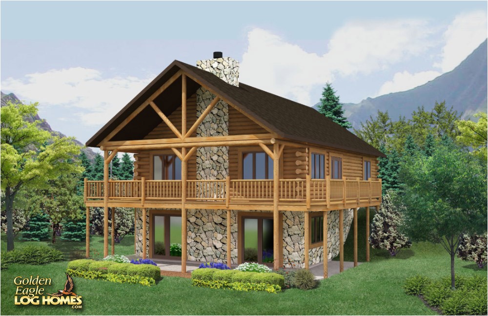 21 beautiful log home floor plans with basement