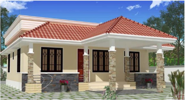 low budget small elevation kerala home design and plan