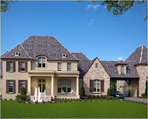 luxury french country house plan
