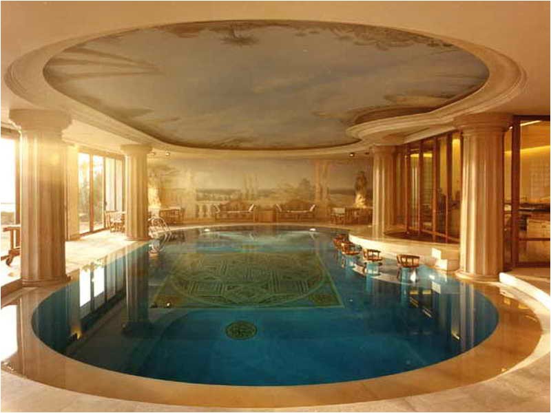 luxury home plans with indoor pool