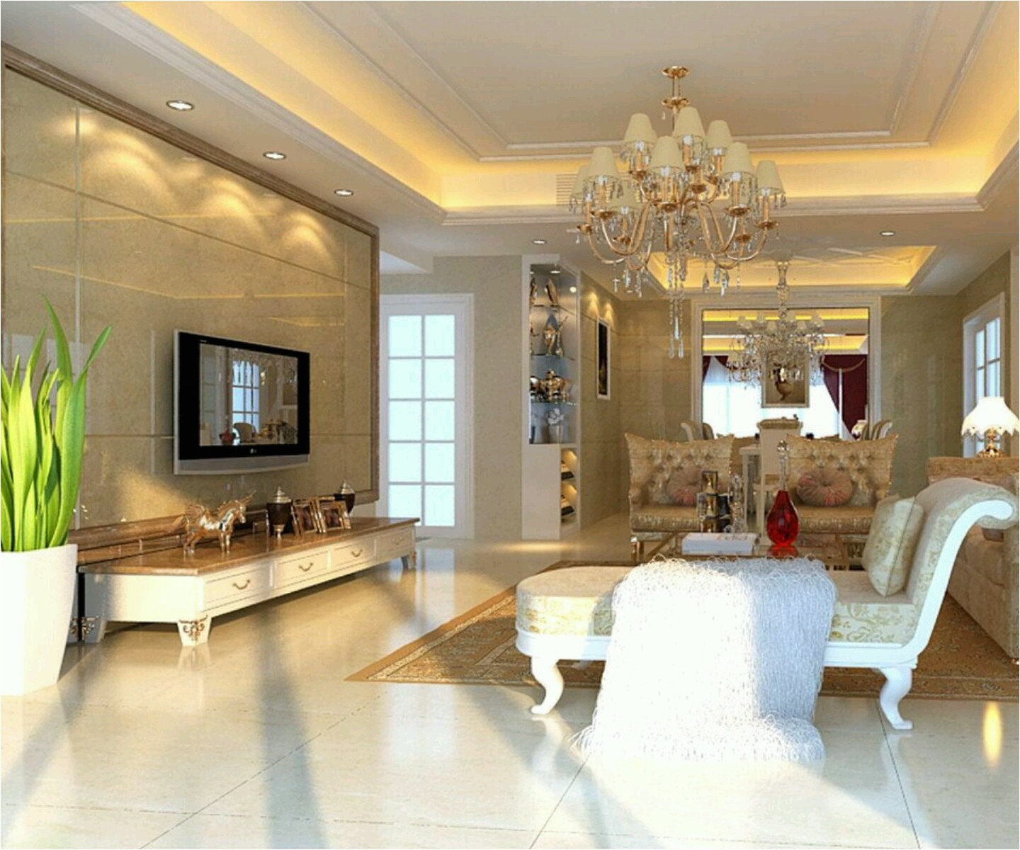 luxury homes interior decoration living