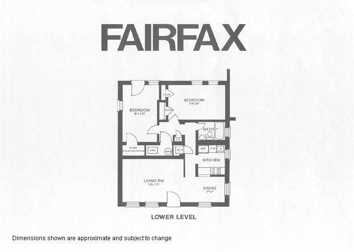 fairlington floor plans