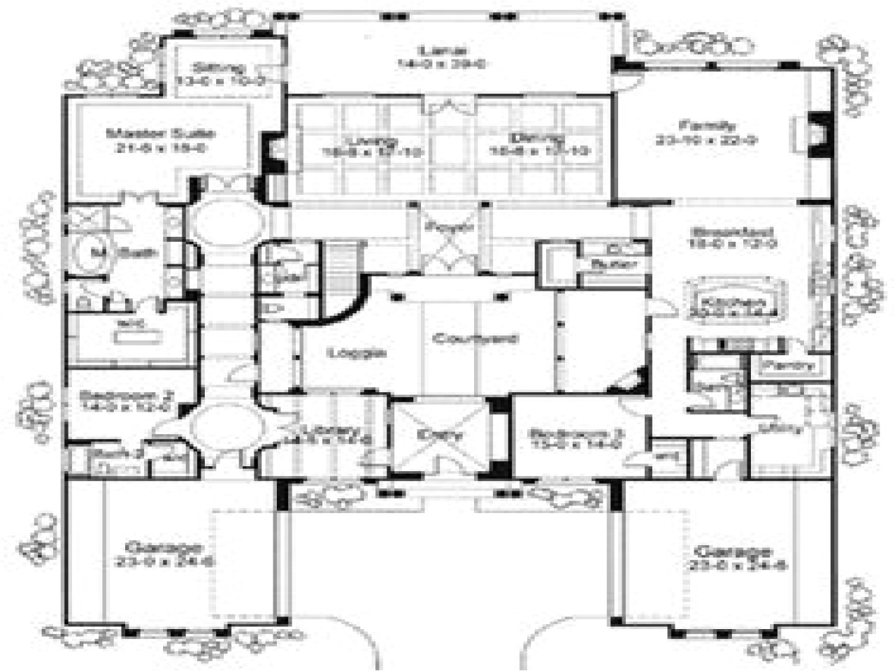 2322a94c0d28f207 mediterranean house floor plans mediterranean house plans with courtyards