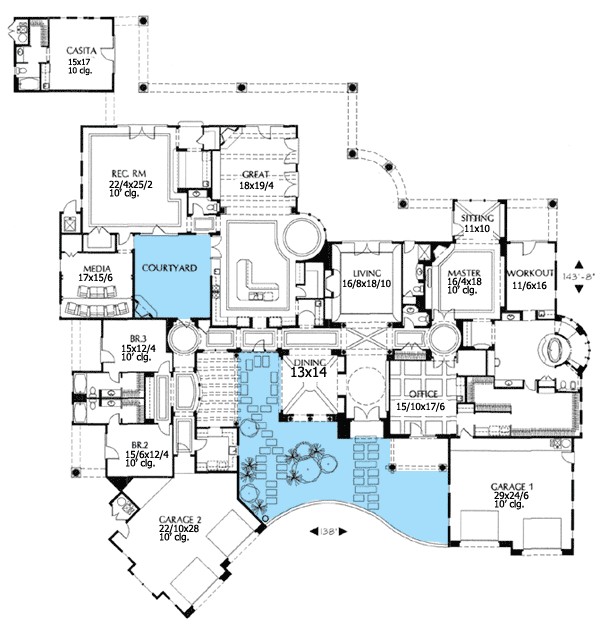 spanish courtyard house plans plan w16326md luxury spanish mediterranean house plans home