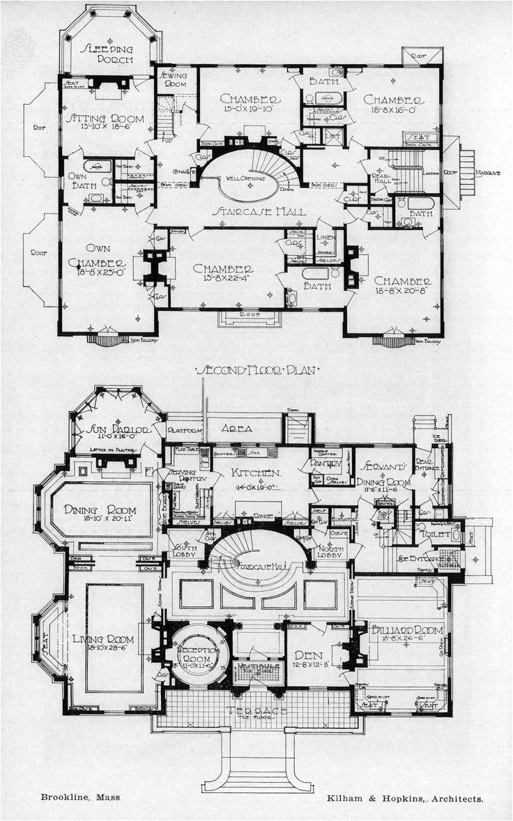 mansion floor plans