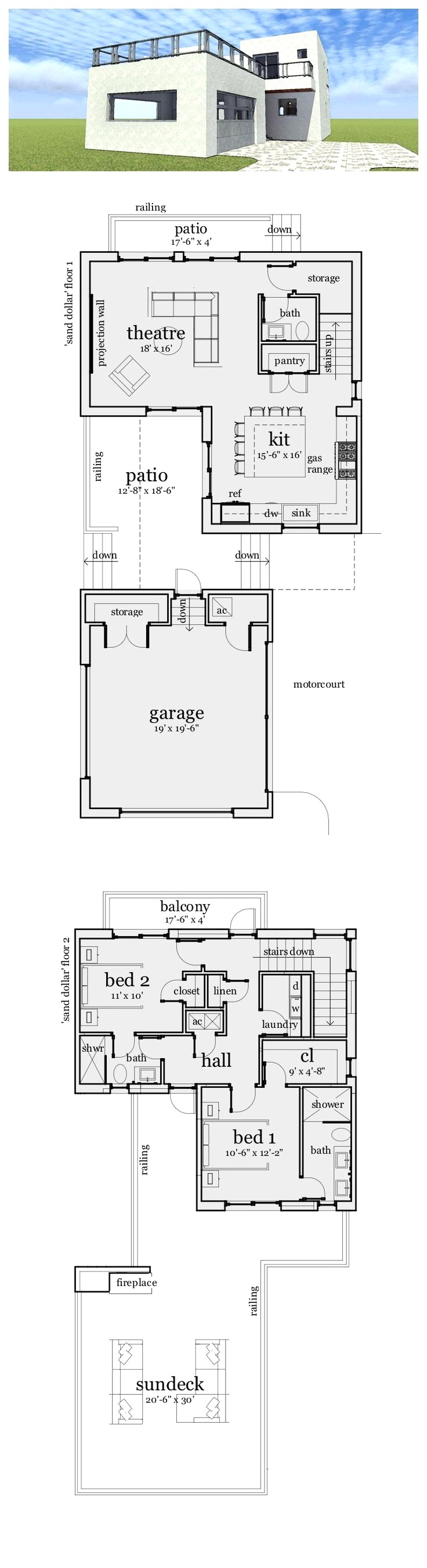 mini mansion floor plans
