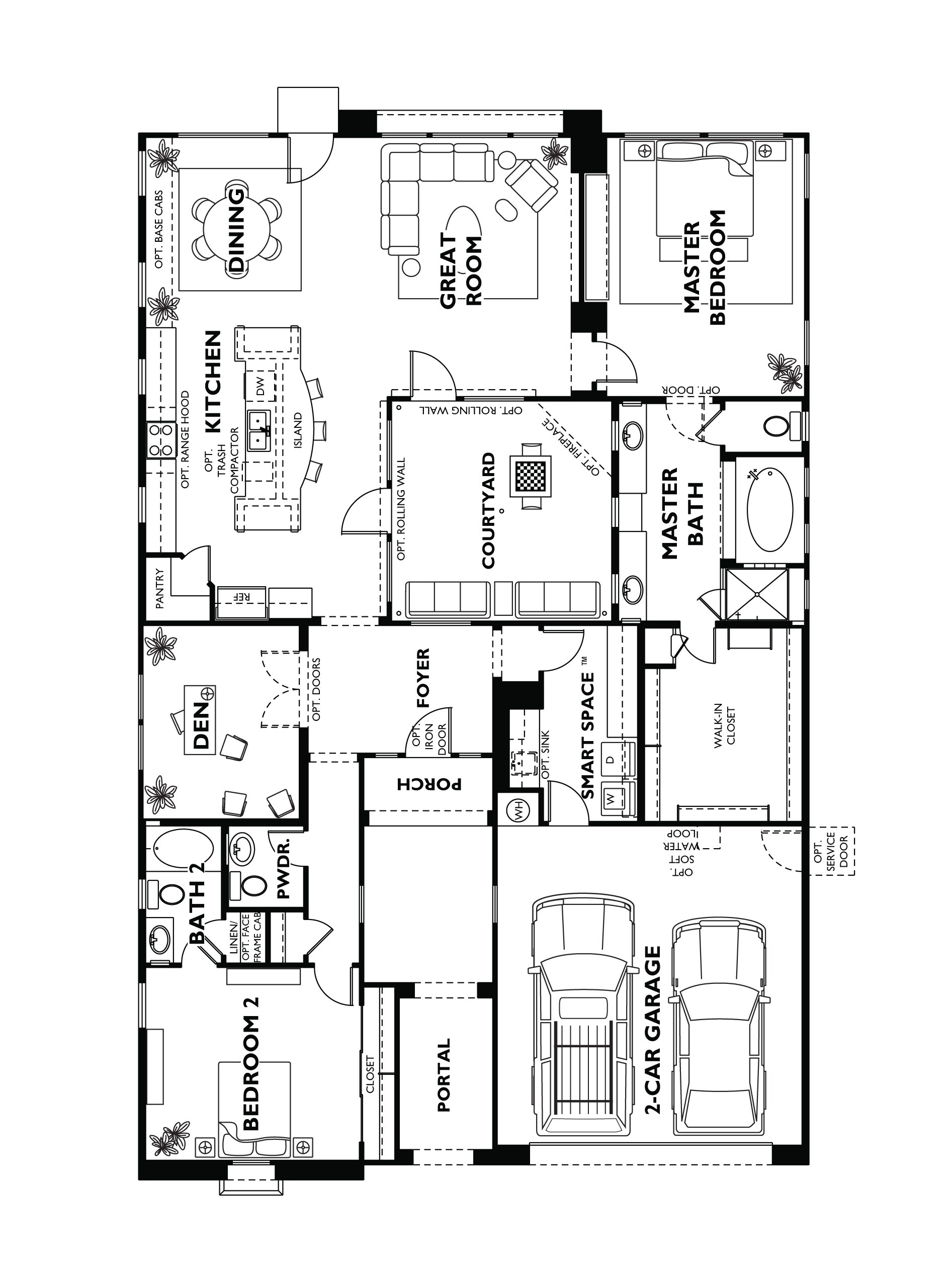 Model House Design with Floor Plan Trilogy at Vistancia Positano Floor Plan Model Home Shea