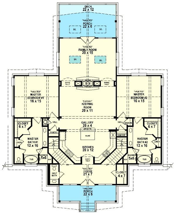manufactured home plans with two master suites