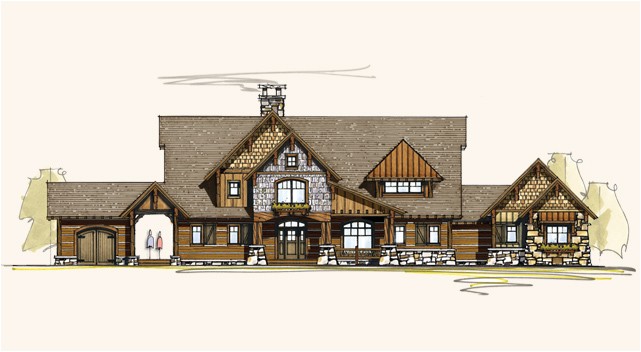 Moss Creek House Plans Driver Golf Course Home Rustic Home Designs