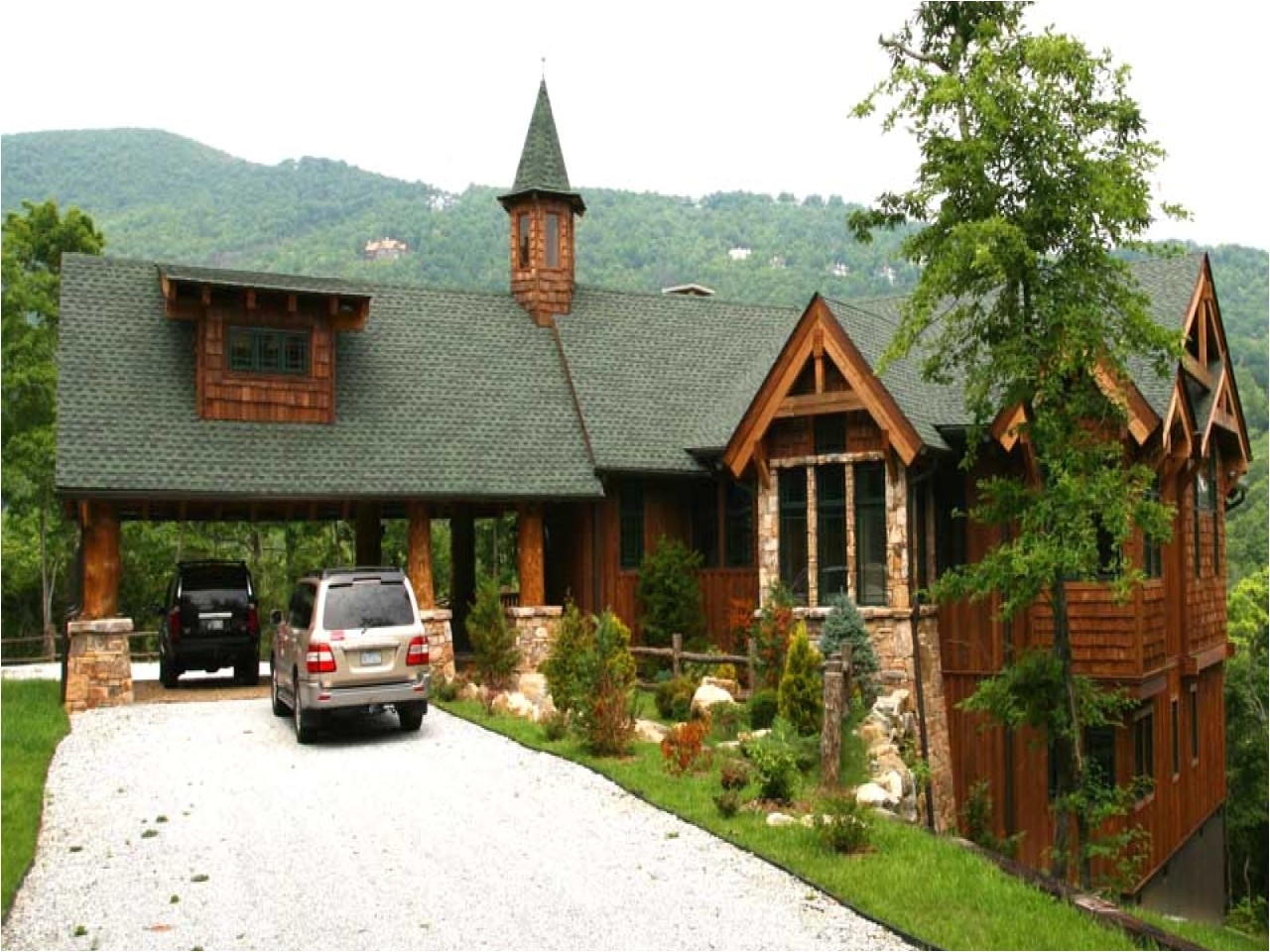 1 story mountain house plans