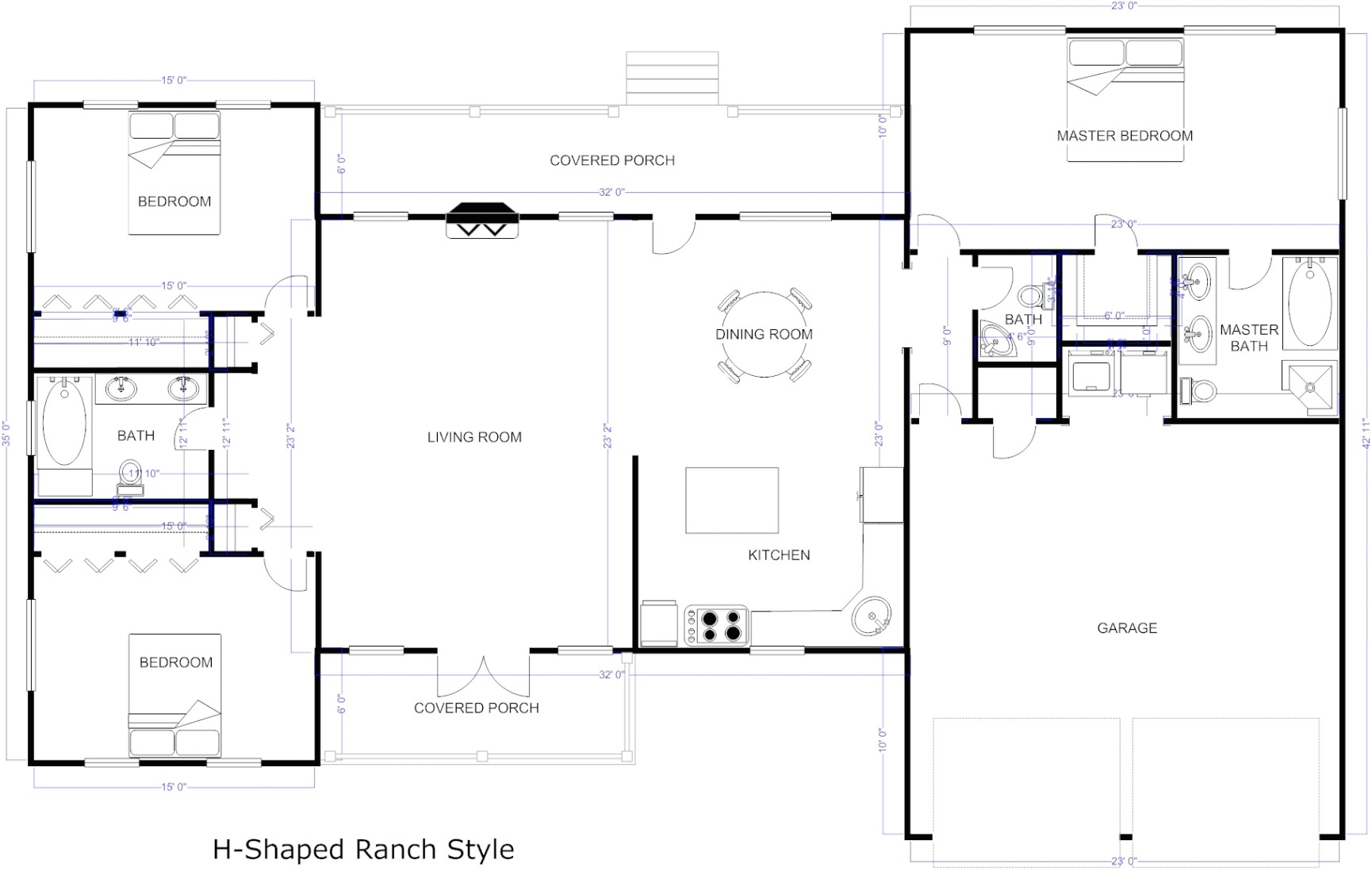 flooring open floor plans patio home plan houser with sunk in in patio home floor plans free