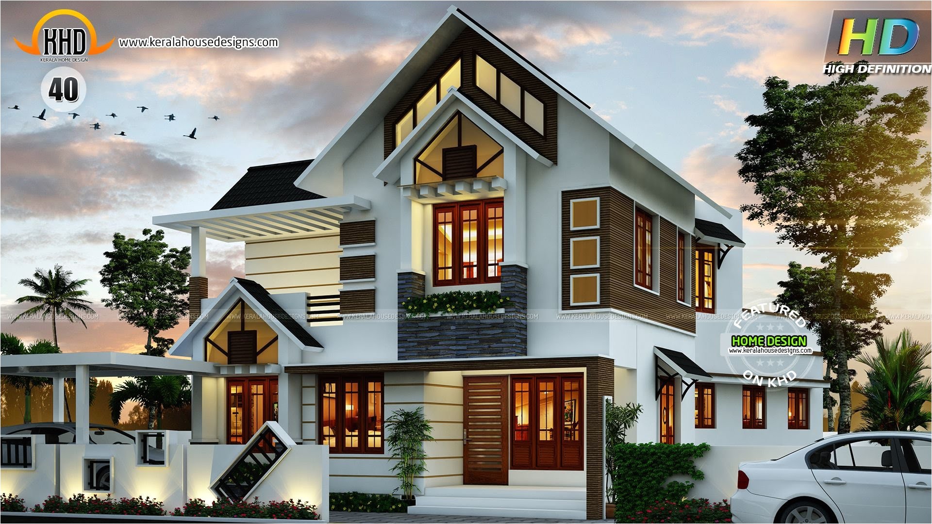 exciting new house designs in kerala