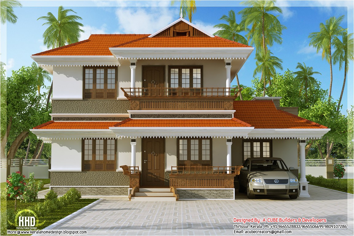 new model house design kerala plans