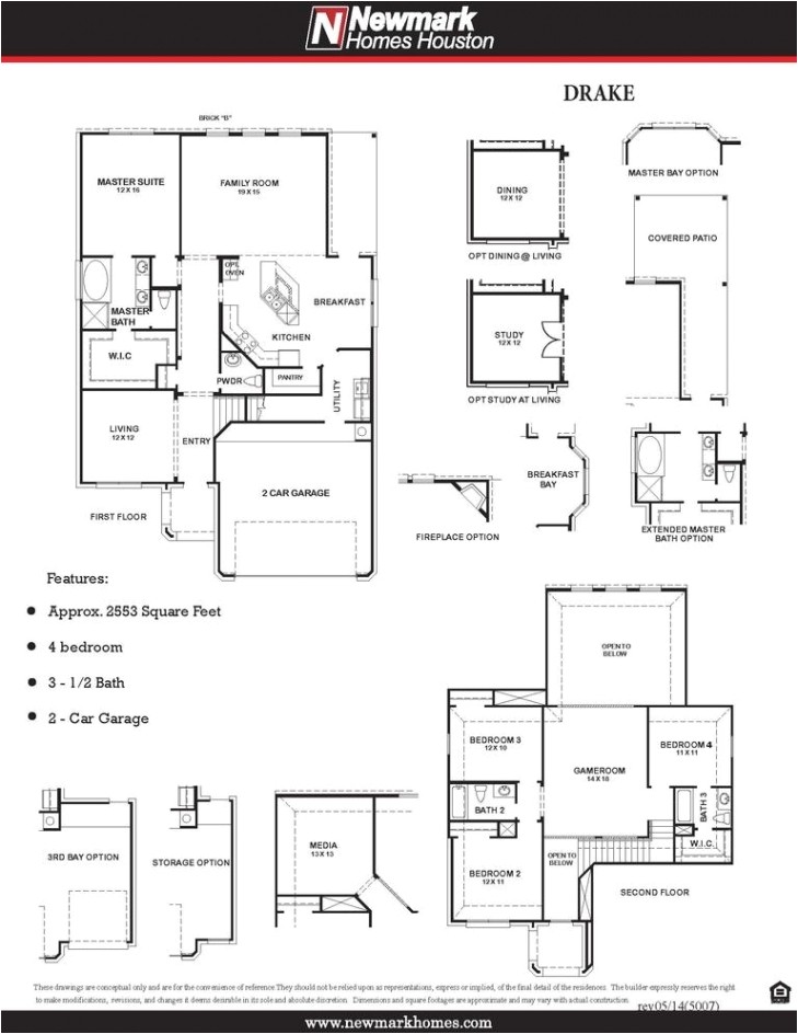 newmark homes sienna floor plan