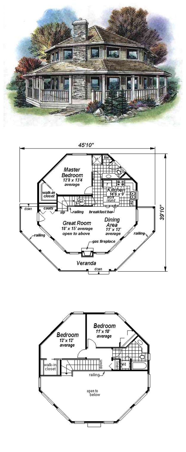 octagon style house plans