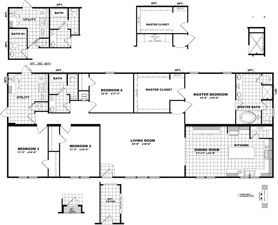 single wide mobile home floor plan a modular home designs a comments off on single wide mobile home floor plans 3 bedroom 2 bath single wide mobile home floor plans