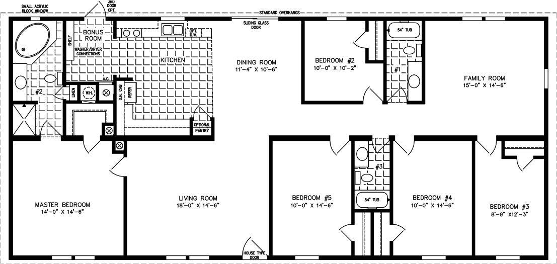 older mobile home floor plans