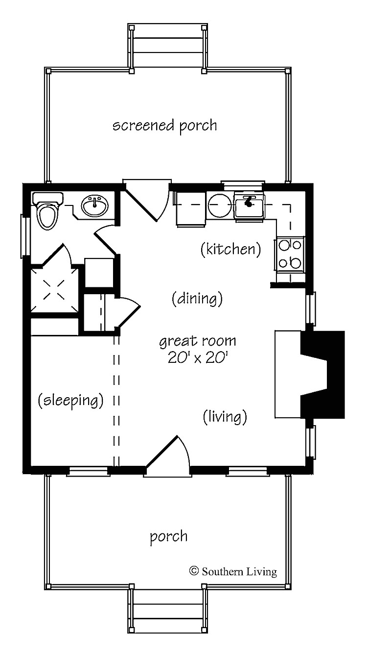 marvelous small one bedroom house plans 9 one bedroom cottage