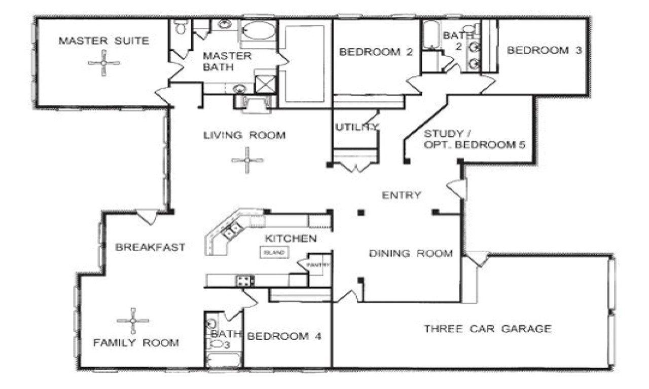 1adcffde5fa8f39e one story floor plans one story open floor house plans