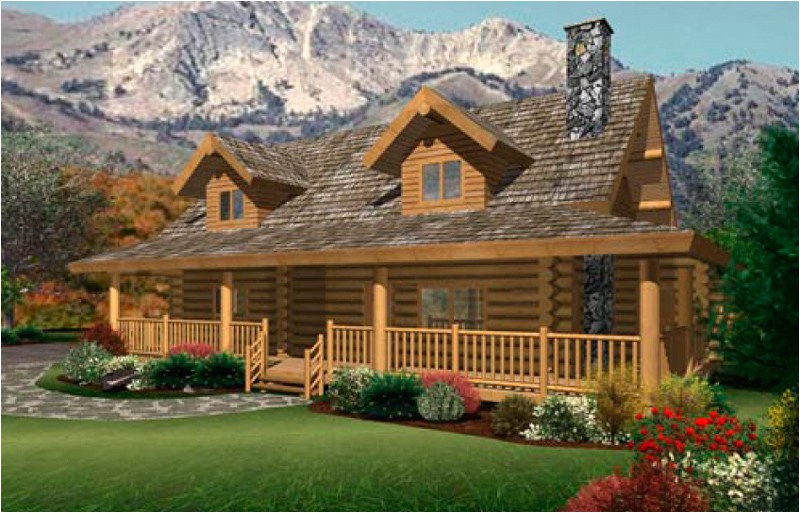 ranch log homes floor plans