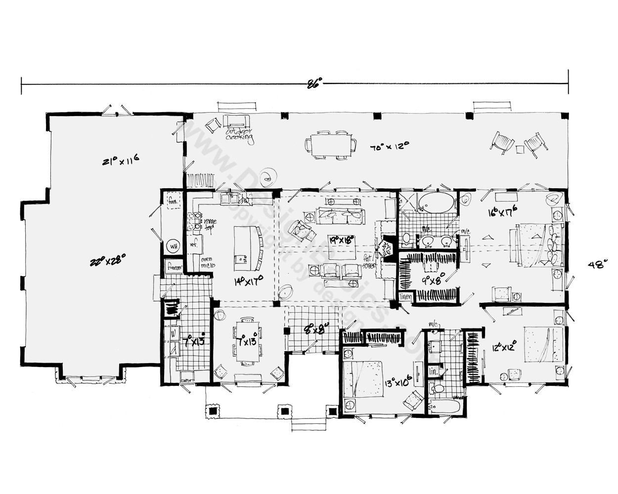 one story home plans