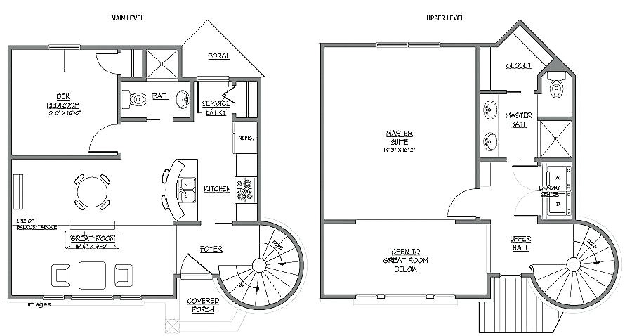 single story house plans with mother in law suite