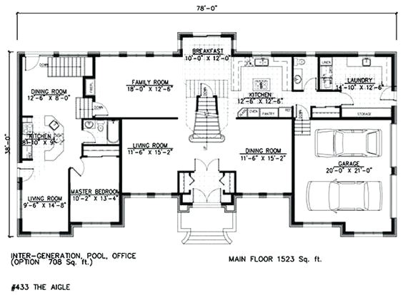 house plans with inlaw suite on first floor