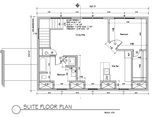 single story house plans with mother in law apartment