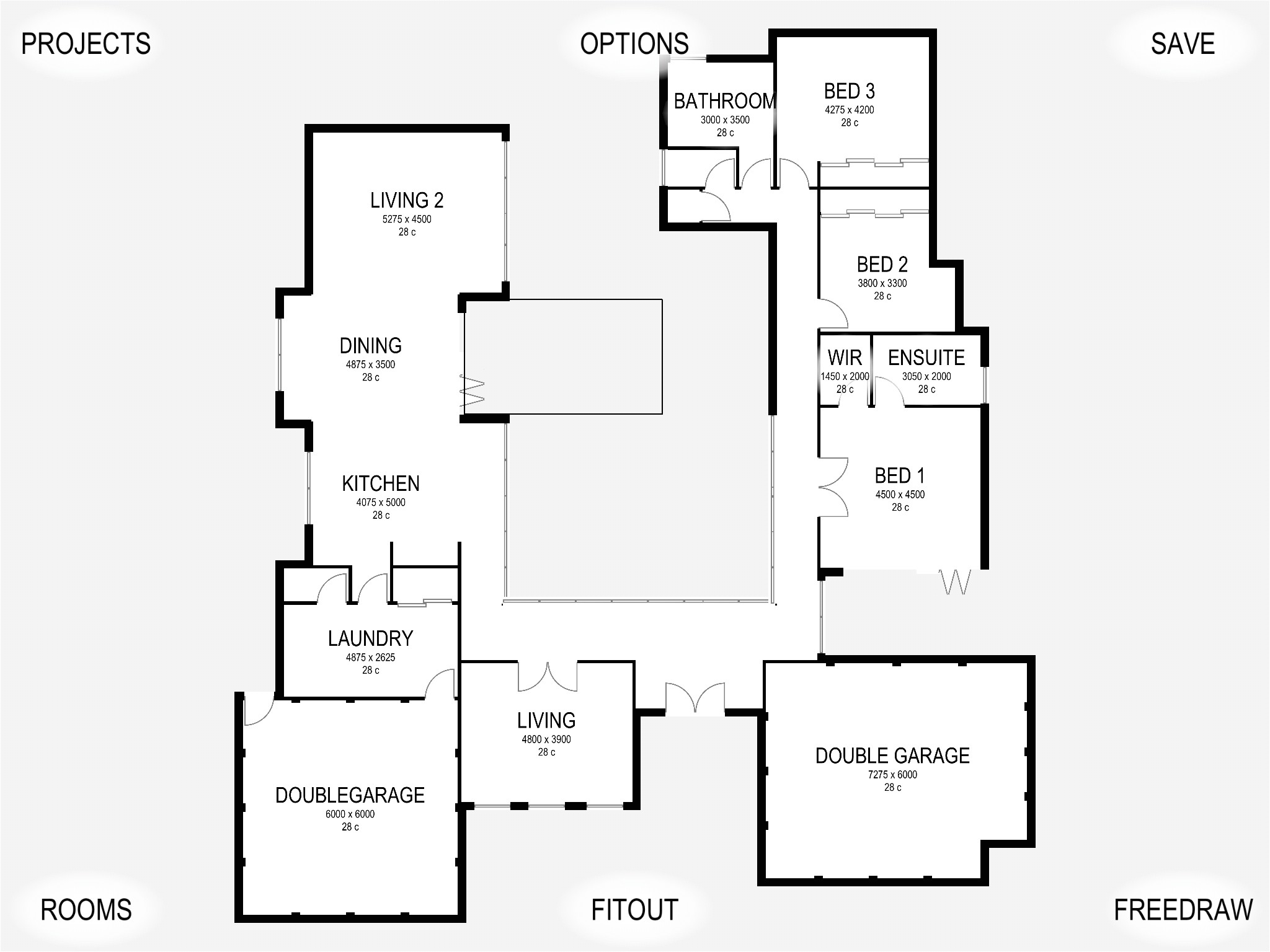 online floor plan maker my own view bungalow for a interior living creating layouts in rambler houses program draw custom design