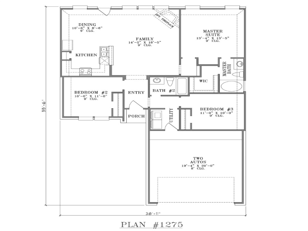 660d98f7152efcad ranch house floor plans open floor plan house designs