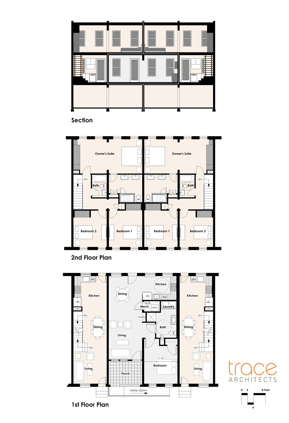 Philadelphia Row Home Floor Plan