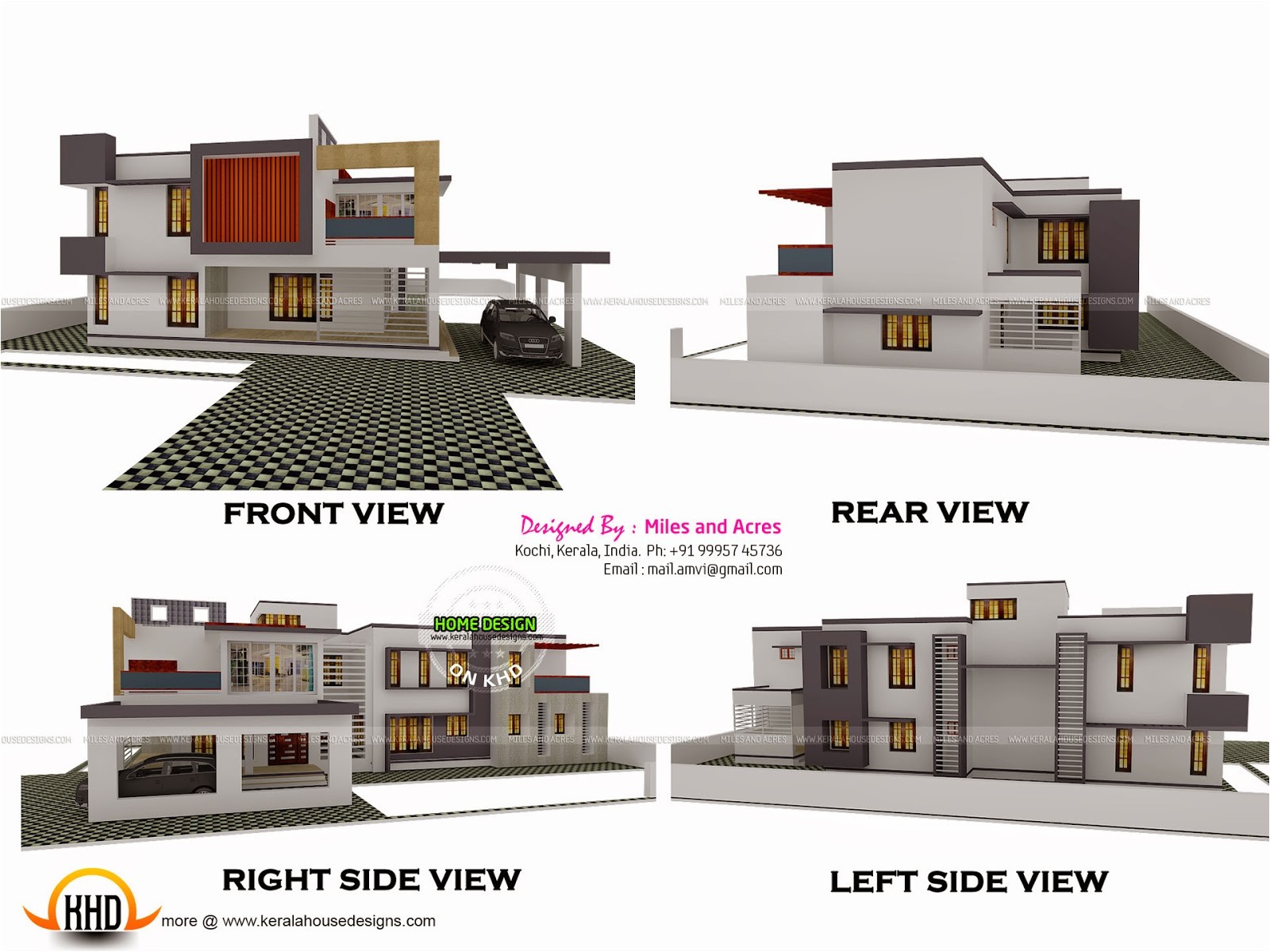 3d view with plan