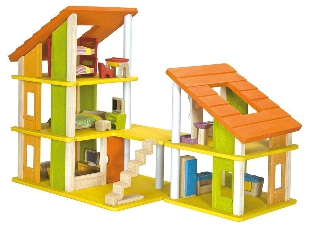 plantoys chalet dollhouse with furniture