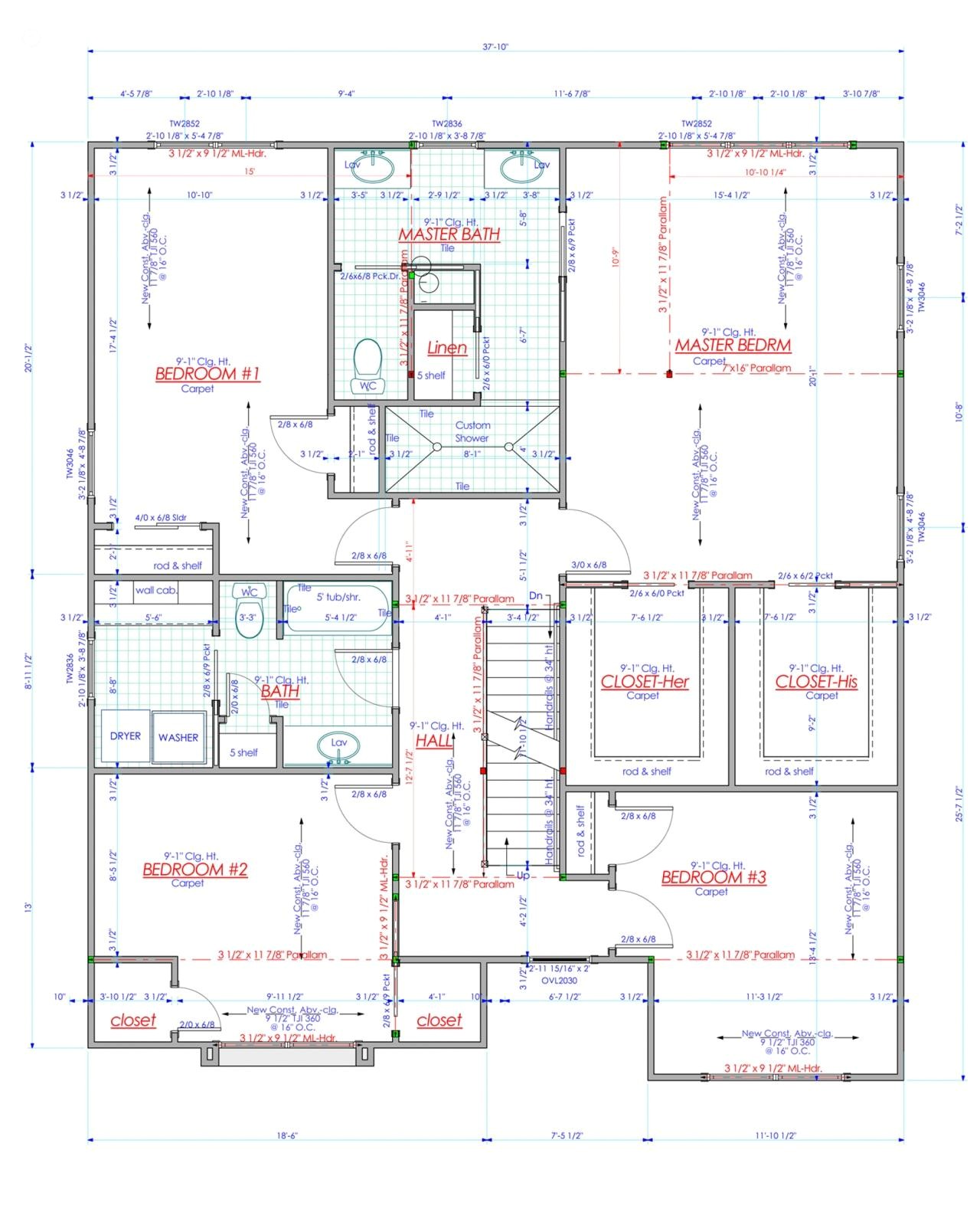 new house construction plans