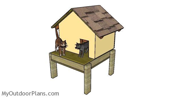 insulated cat house plans