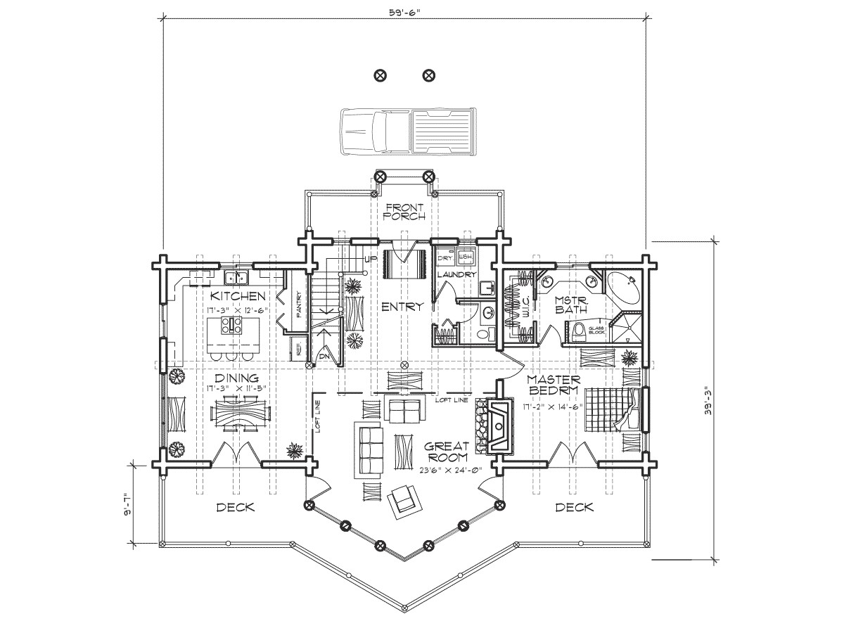 Precision Log Home Floor Plans Beartooth Log Home Plan by Precisioncraft Log Timber