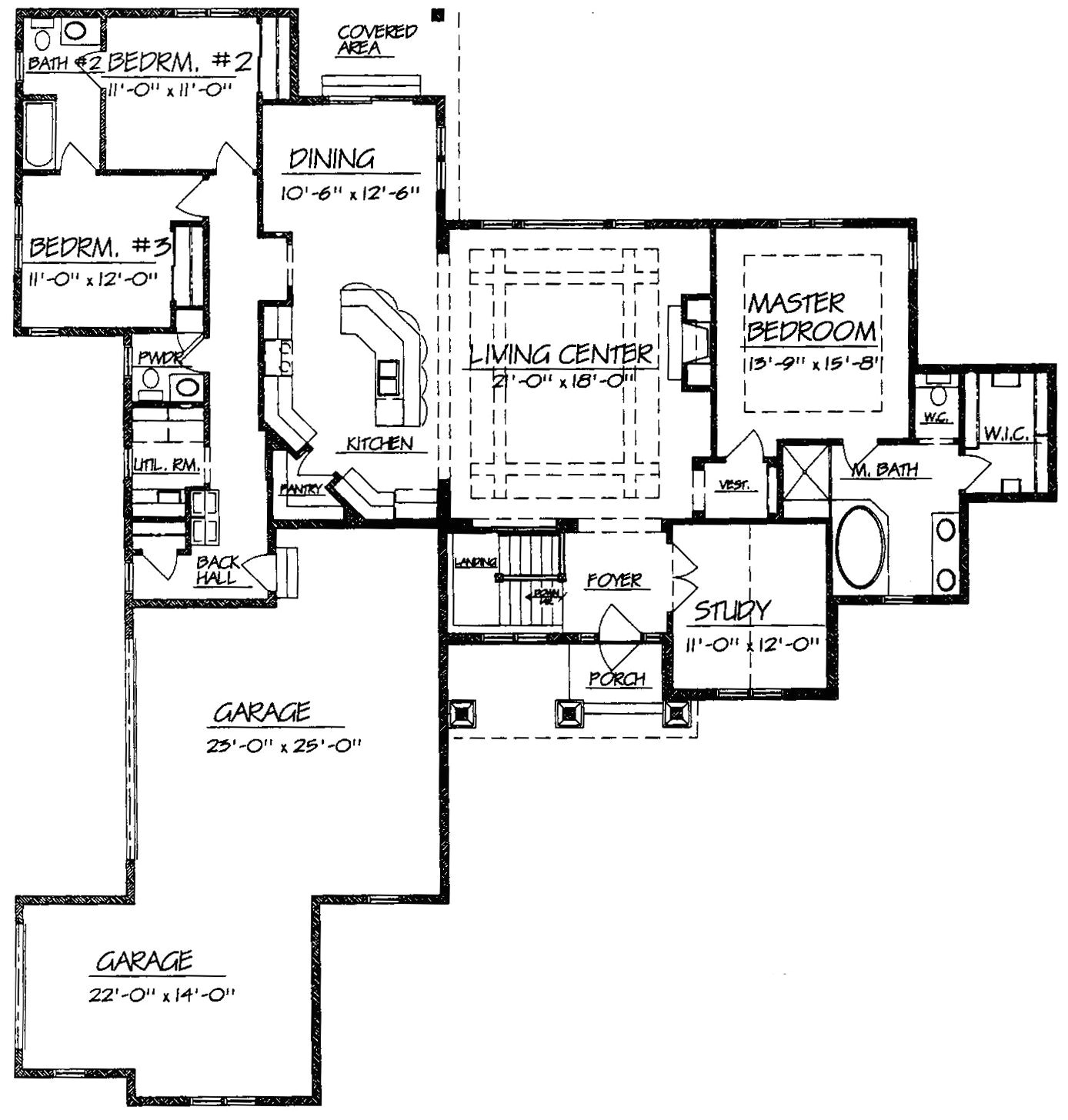 ranch style house plans with open floor plans