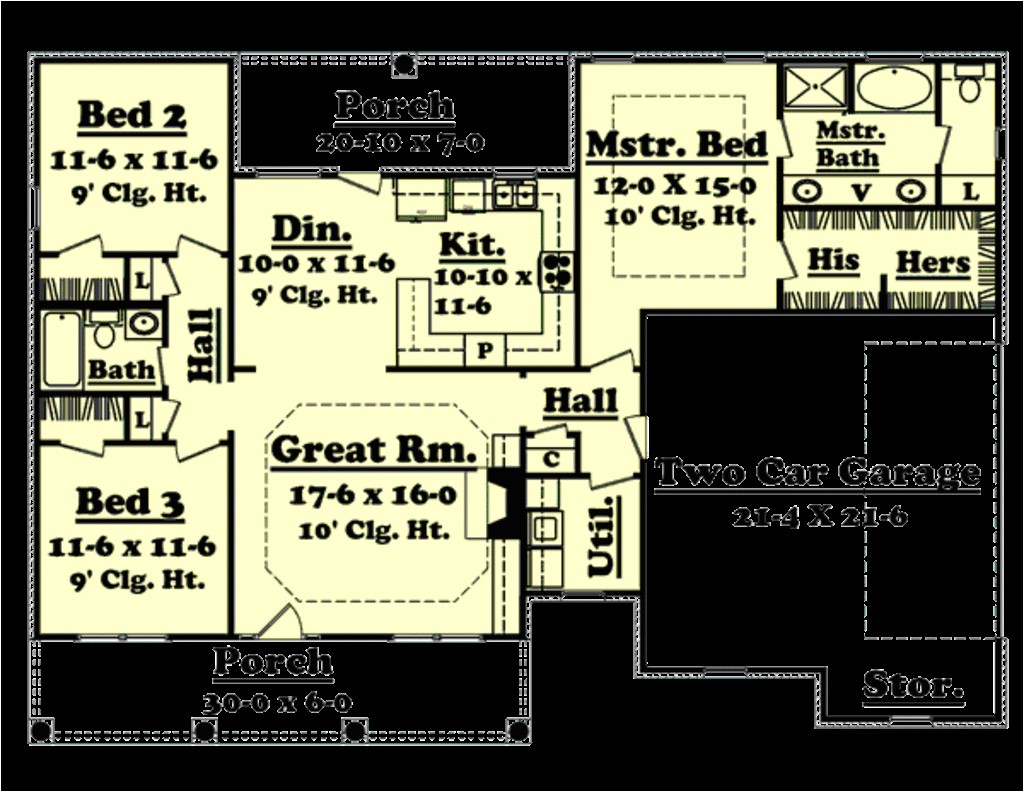 1500 square foot ranch plans