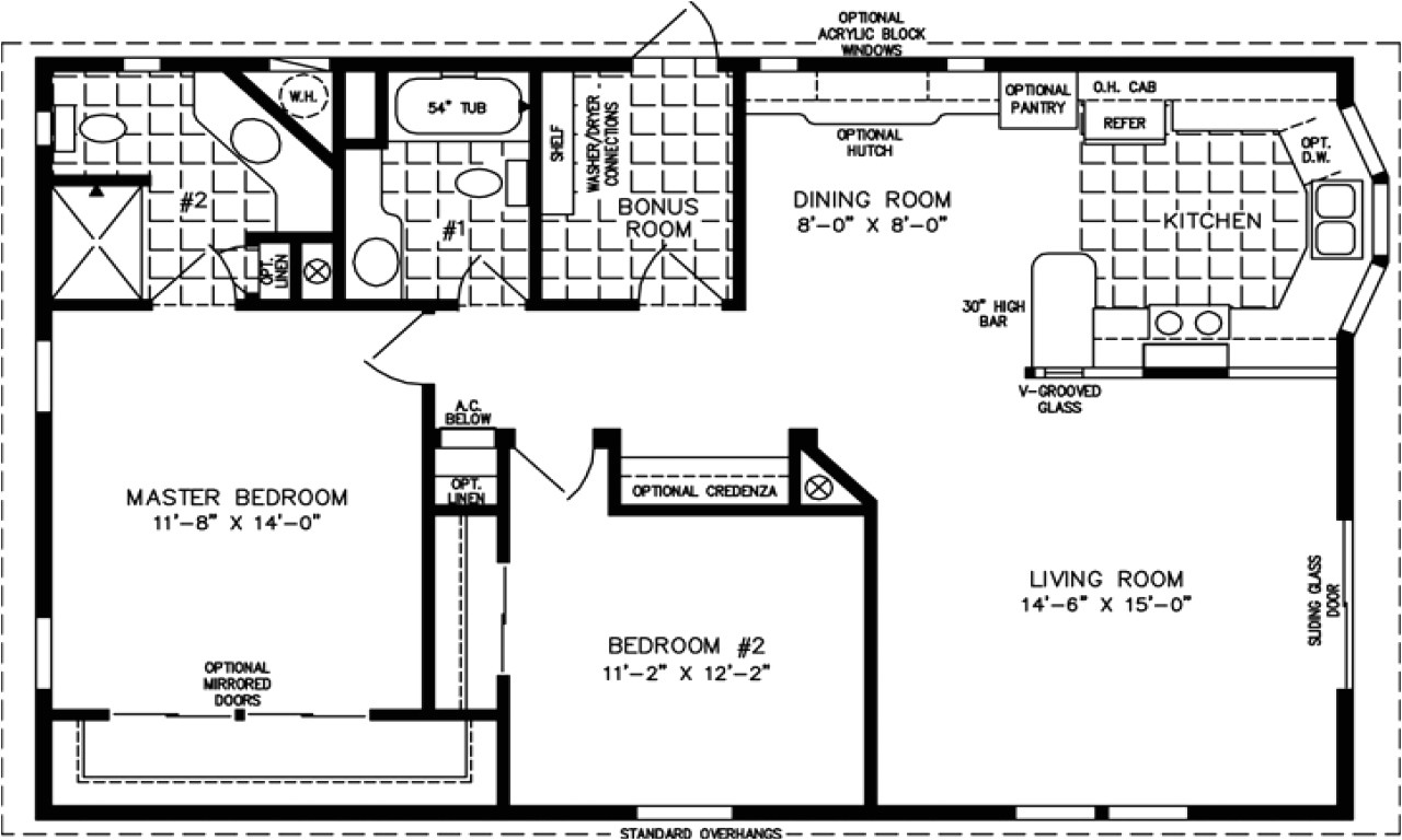 ranch bungalow floor plans