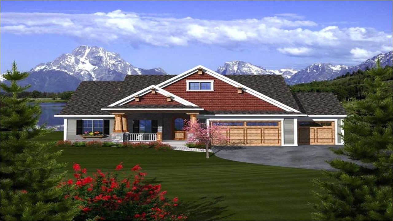 3907a78e3e9e7cef craftsman ranch house plans with 3 car garage craftsman ranch house plans with 3 car garage