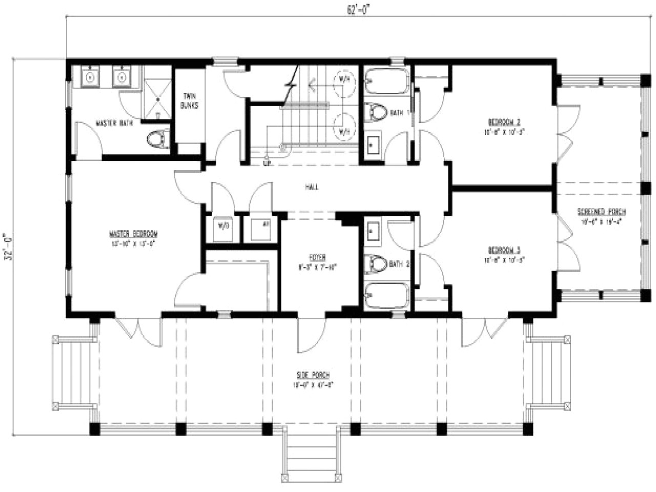 4 bedroom rectangular house plans