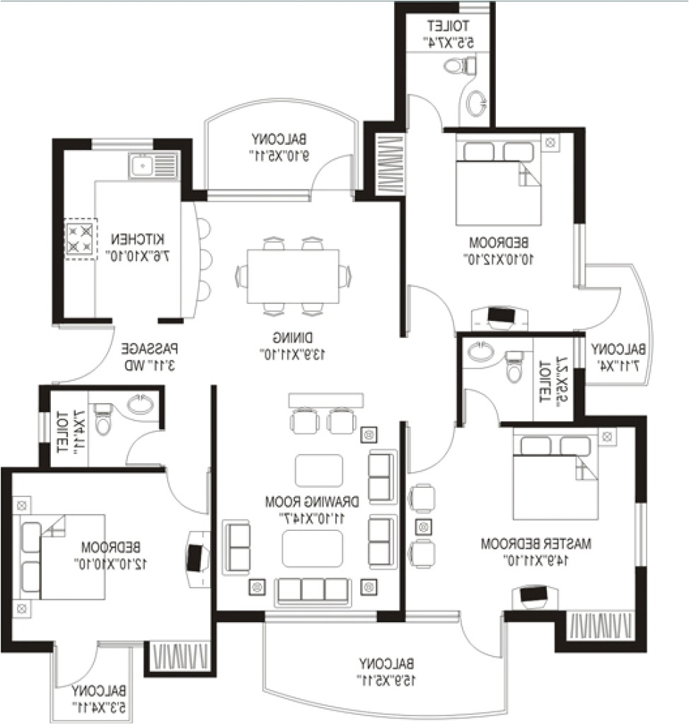 floor plan for residential house