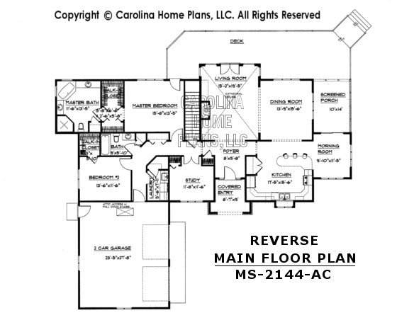 reverse floor house plans