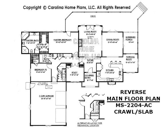reverse floor plan