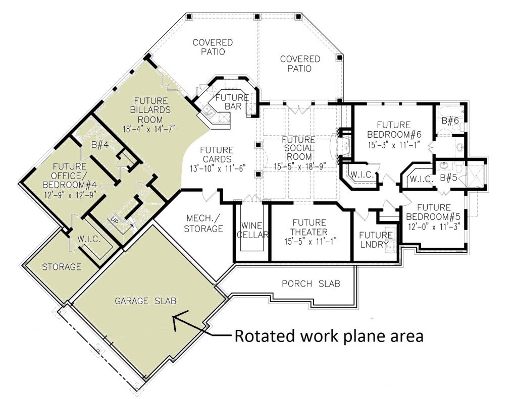Revit House Plans Using A Rotated Work Plane In Revit Best Cad Tips