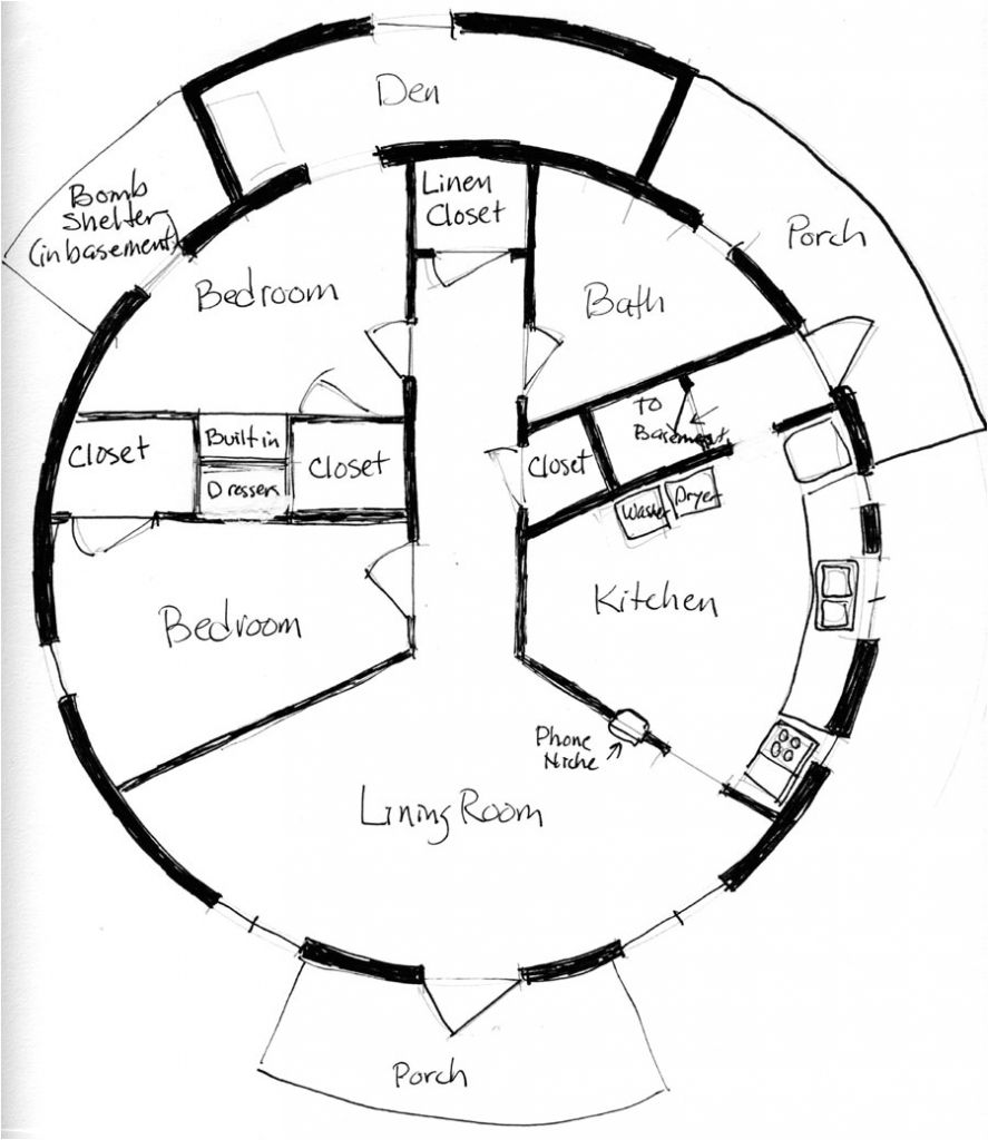 Round Homes Floor Plans Circular House Floor Plans Modern House Floor ...