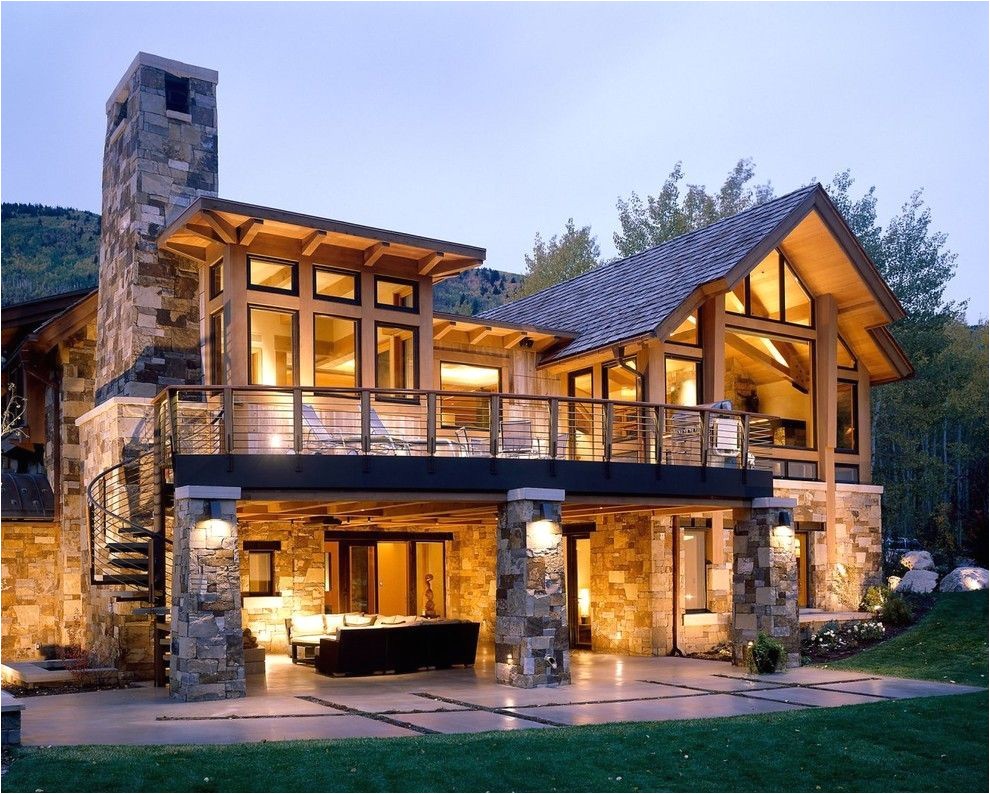 Log Home Plans With Walkout Basement